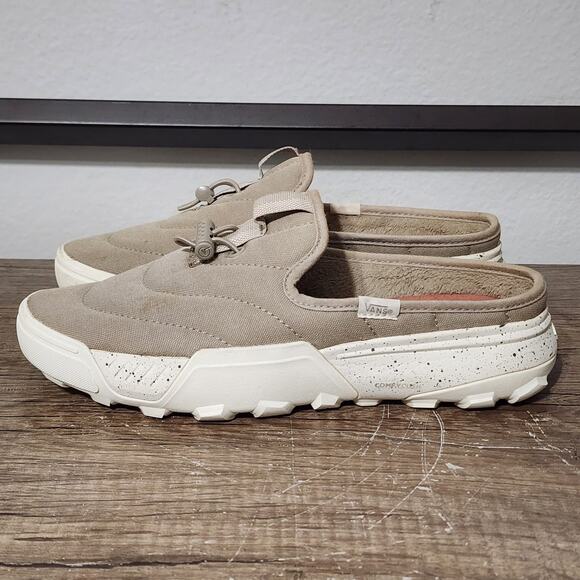 Vans Coast Women's Slip-On Mules Shoes Sneakers Size 9 Cobblestone - Picture 1 of 11